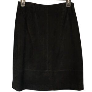 EUC Vintage Valerie Stevens Leather Skirt